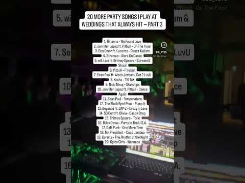 20 Party Songs | Part 3 #dj # #wedding #djveys #hochzeitstipps #party #hochzeit